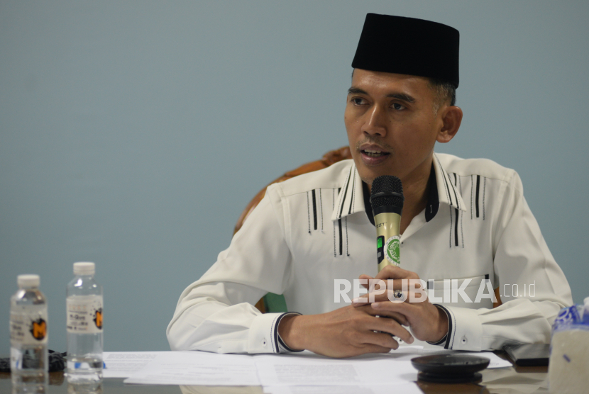 Ketua Komisi Fatwa Majelis Ulama Indonesia (MUI) Asrorun Niam. Republika/Thoudy Badai