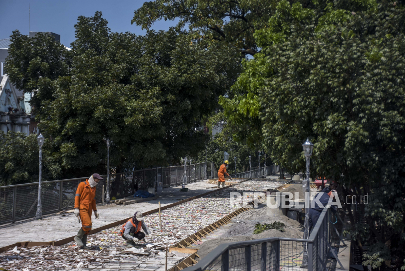 Pembangunan jalan (ilustrasi). Gubernur Sumatera Utara, Edy Rahmayadi mengatakan jalan alternatif Medan-Berastagi, via Kutalimbaru, selesai 2024.