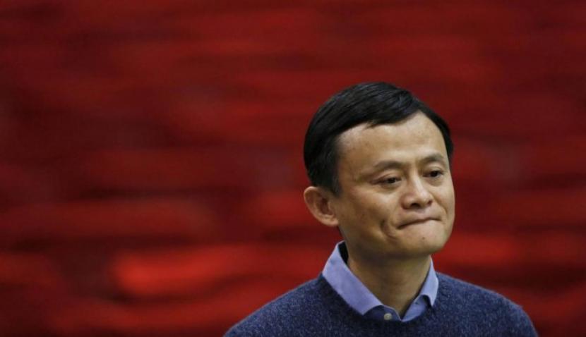 Alibaba Group Holding Ltd chairman Jack Ma reacts as he speaks to journalists after holding a talk by Our Hong Kong Foundation in Hong Kong February 2, 2015. (Reuters/Bobby Yip)