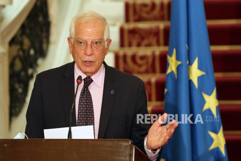 Perwakilan Tinggi blok untuk Urusan Luar Negeri Josep Borrell mengatakan Uni Eropa gagal sepakati embargo minyak Rusia. Ilustrasi.