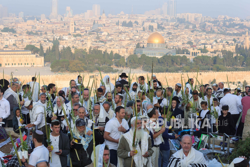 Israel akan menutup total wilayah Palestina selama dua hari, berkaitan dengan hari raya Yahudi, Simchat Torah