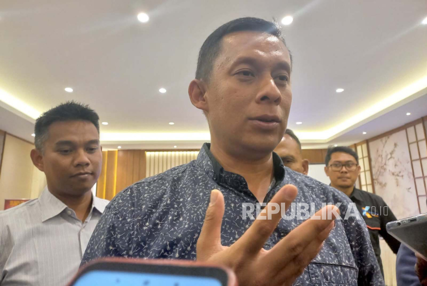 Komandan Lanud Wiriadinata Tasikmalaya Letkol Pnb Adi Putra Buana saat diwawancara, Rabu (20/9/2023). 