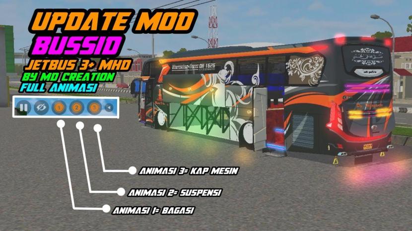 Game Simulasi Bus Berciri Khas Lokal, BussID Mod Apk