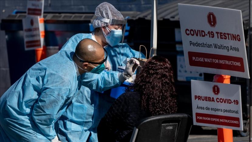 Januari menjadi bulan paling mematikan di Amerikat Serikat (AS) dengan hampir 80.000 kasus kematian sejak pandemi virus korona yang dimulai tahun lalu