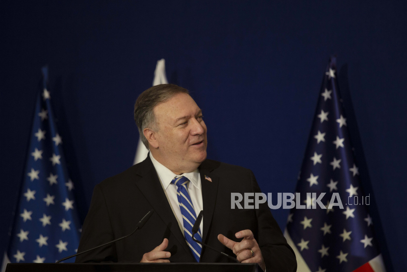  Menteri Luar Negeri AS Mike Pompeo. Ilustrasi.