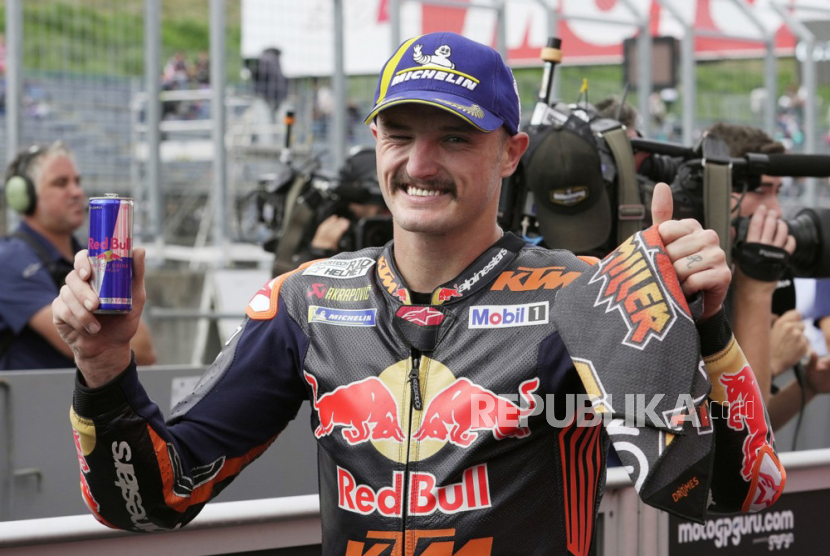 Pembalap MotoGP asal Australia dari tim Red Bull KTM Factory Racing, Jack Miller.