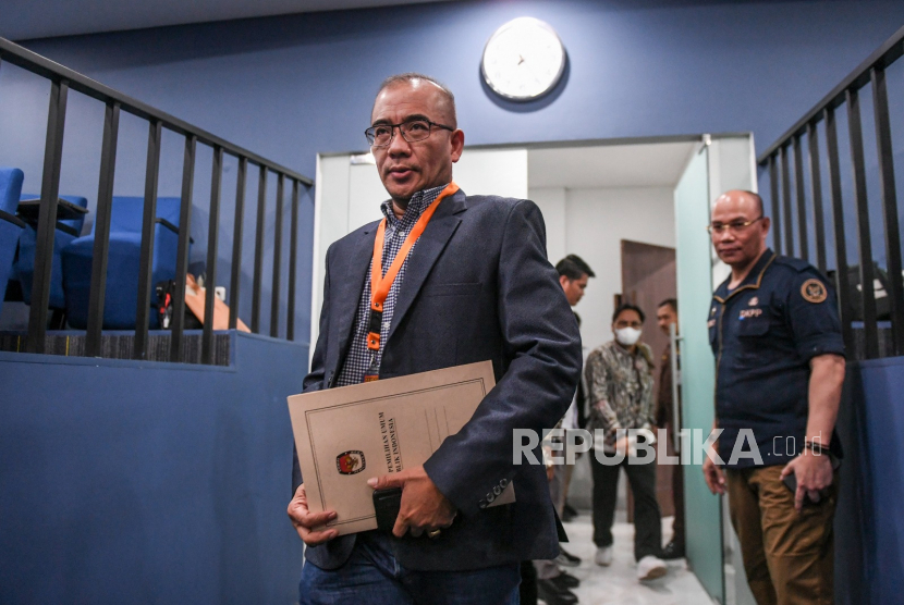 Ketua KPU RI Hasyim Asy'ari. Hasyim menegaskan, KPU tidak meremehkan putusan PN Jakarta Pusat atas gugatan perdata Partai Prima. (ilustrasi)