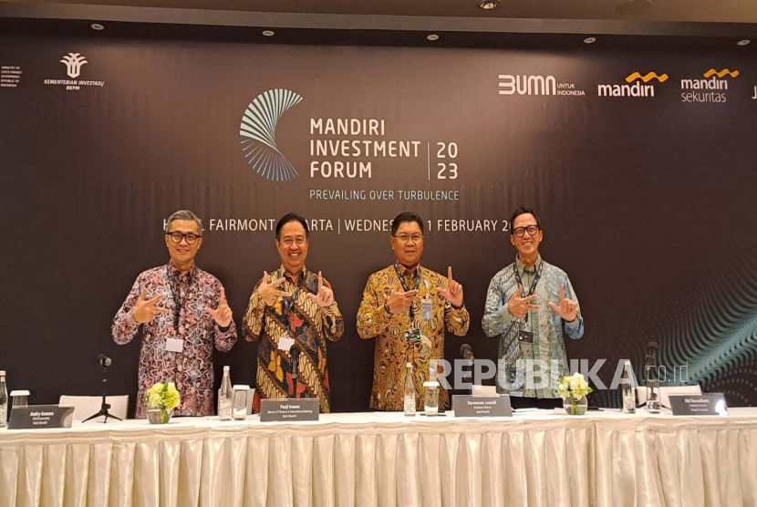 PT Bank Mandiri (Persero) Tbk menggelar Mandiri Investment Forum (MIF) di Jakarta, Rabu (1/2/2023).