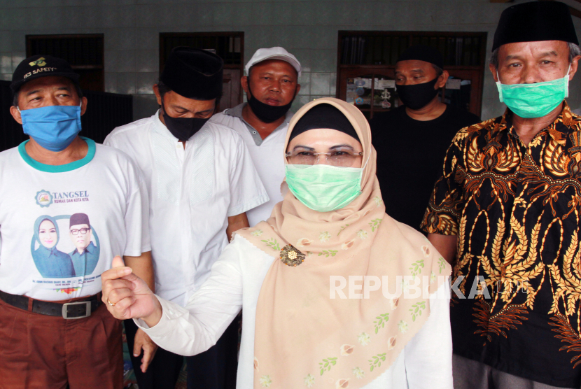 Siti Nurazizah (tengah) putri Wapres Maruf Amin. Putri Wapres Siti Nur Azizah usulkan reformasi arah pendidikan agama ke arah lebih inklusif