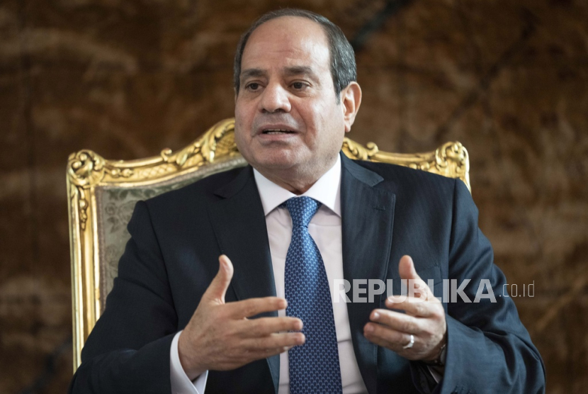 Presiden Mesir Abdul fatah Al Sisi.