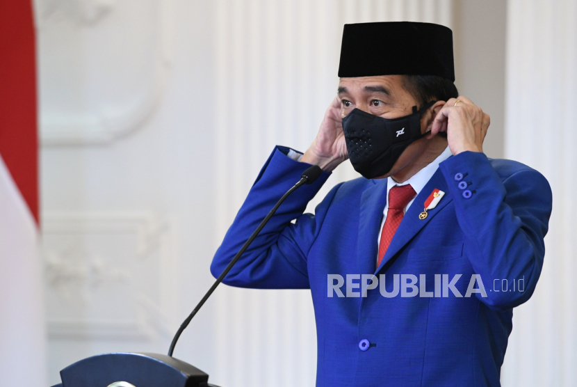 Presiden Joko Widodo bersiap (Jokowi)