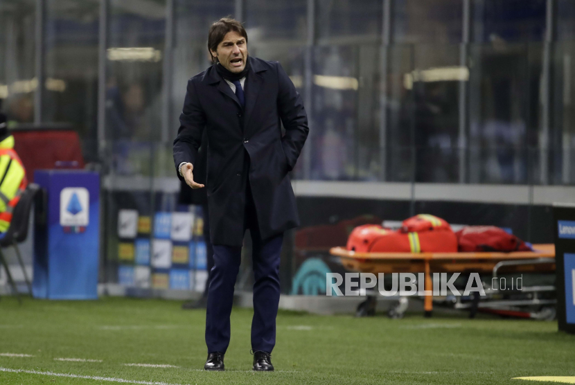 Pelatih Inter Milan Antonio Conte.