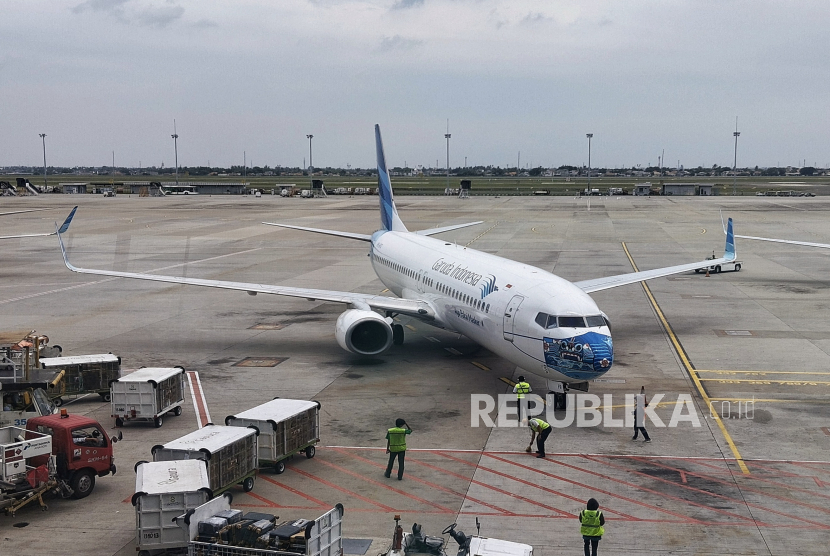 Sejumlah pesawat terbang berada di apron Terminal 3 Bandara Soekarno Hatta, Tangerang, Banten, (ilustrasi)