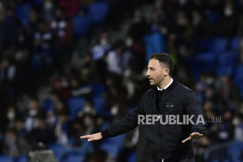 Pelatih RB Leipzig Domenico Tedesco 