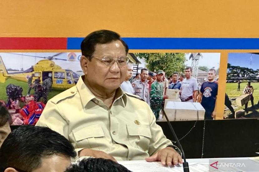 Prabowo Setujui Anggaran Rp60 Juta per Rumah untuk Pengungsi Bencana