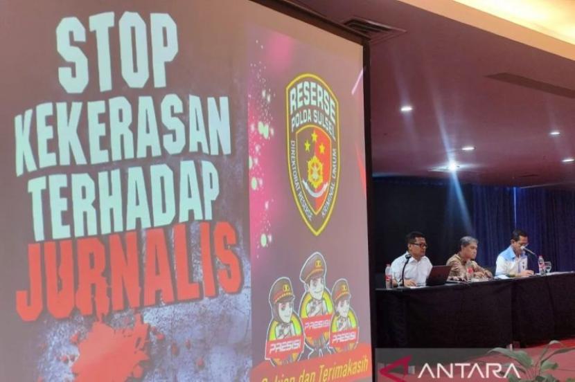 Polda Banten periksa dua anggota Brimob terkait kekerasan wartawan.