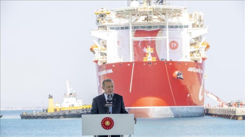 Kapal bor generasi ketujuh baru Türkiye akan beroperasi di lepas pantai provinsi Antalya di Mediterania untuk eksplorasi hidrokarbon