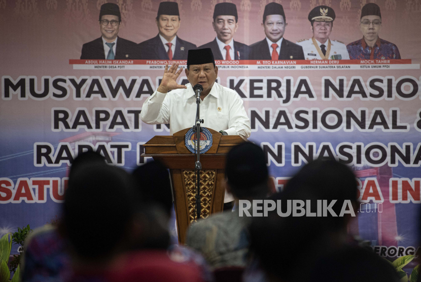 Menteri Pertahanan Prabowo Subianto 