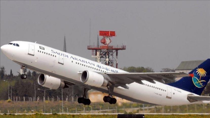 Maskapai penerbangan Arab Saudi mendarat di Bandara Internasional Hamad Qatar untuk pertama kalinya sejak 2017 - Anadolu Agency