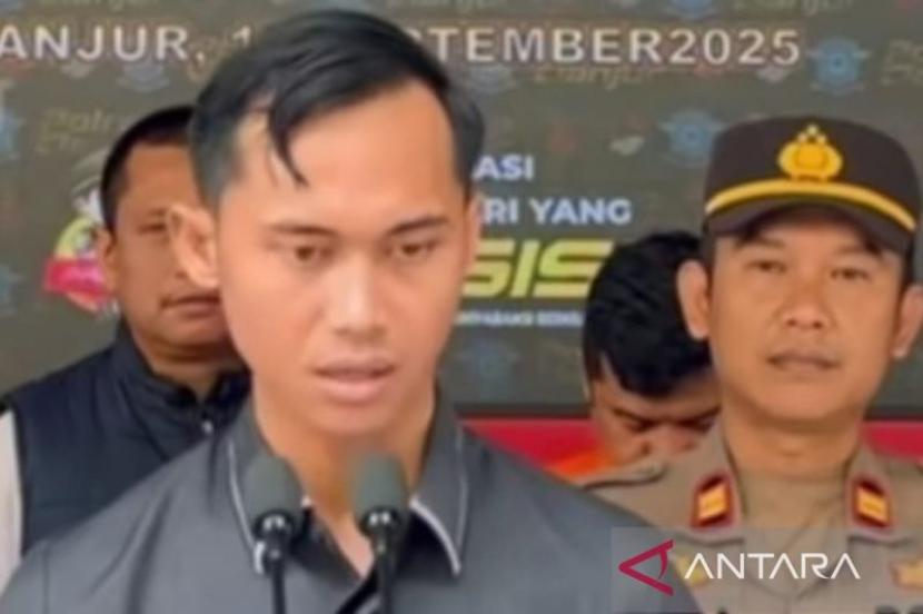 Polres Cianjur tangkap dua pemuda pelaku aksi kekerasan di Naringgul.