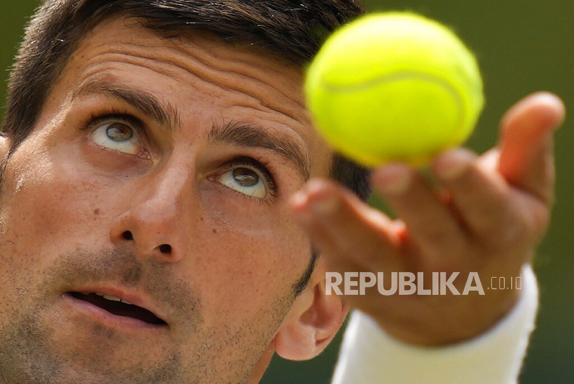 Petenis putra asal Serbia, Novak Djokovic.