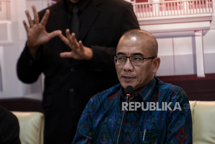 Ketua Komisi Pemilihan Umum (KPU) Hasyim Asy'ari.