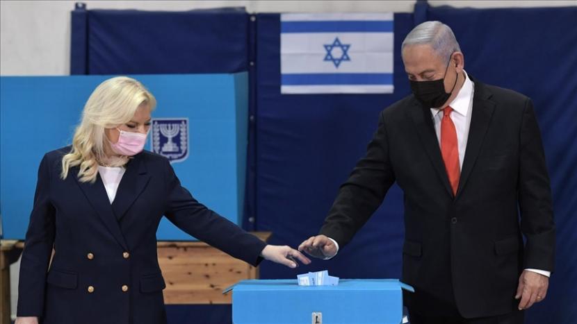 Partai Likud pimpinan Perdana Menteri Israel Benjamin Netanyahu memimpin dalam perolehan suara sementara pemilihan anggota parlemen (Knesset).