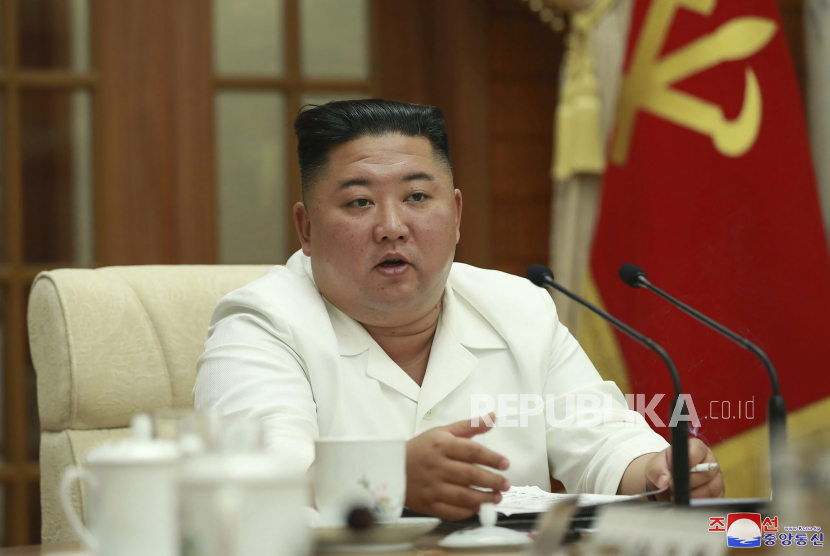 Pemimpin Korea Utara Kim Jong Un.