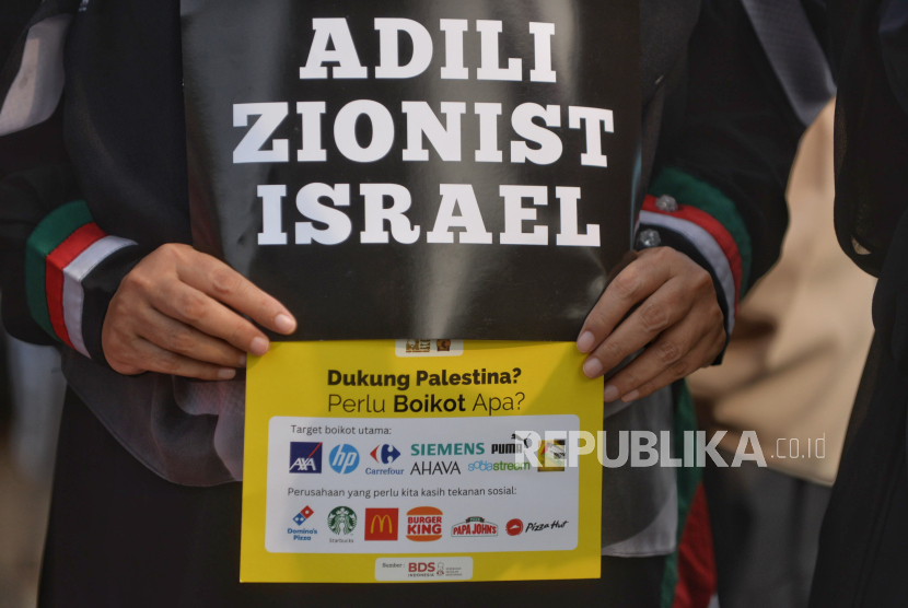 Aksi solidaritas bela Palestina.