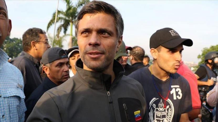 Leopoldo Lopez meninggalkan kediaman dubes Spanyol di Caracas, tempat persembunyiannya sejak April 2019 - Anadolu Agency