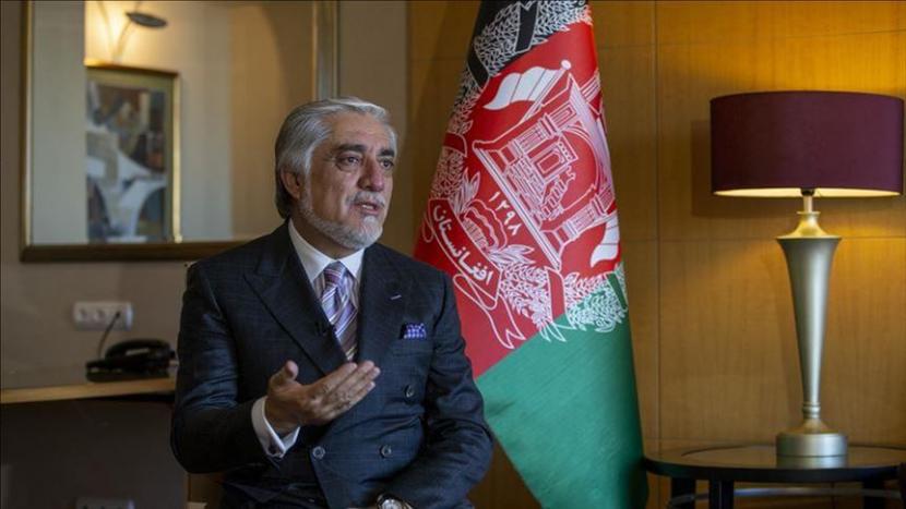 Kepala Rekonsiliasi Nasional Dewan Tinggi Afghanistan Abdullah Abdullah.