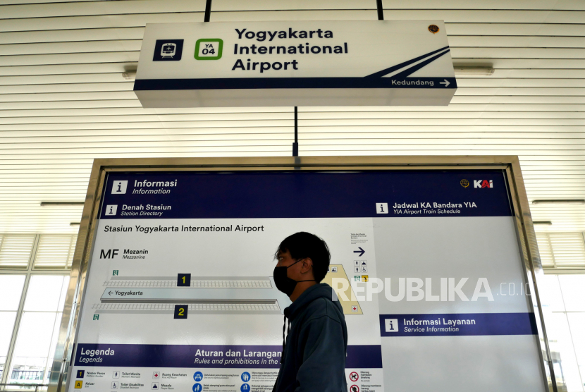 Suasana di Bandara YIA, Kulonprogo, Yogyakarta.