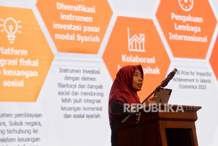 Direktur Pembiayaan Syariah Ditjen Pengelolaan Pembiayaan dan Risiko (DJPPR) Kementerian Keuangan (Kemenkeu) Dwi Irianti Hadiningdyah.