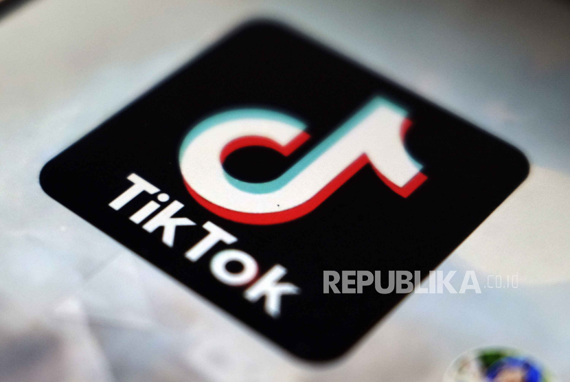 Ilustrasi logo TikTok.