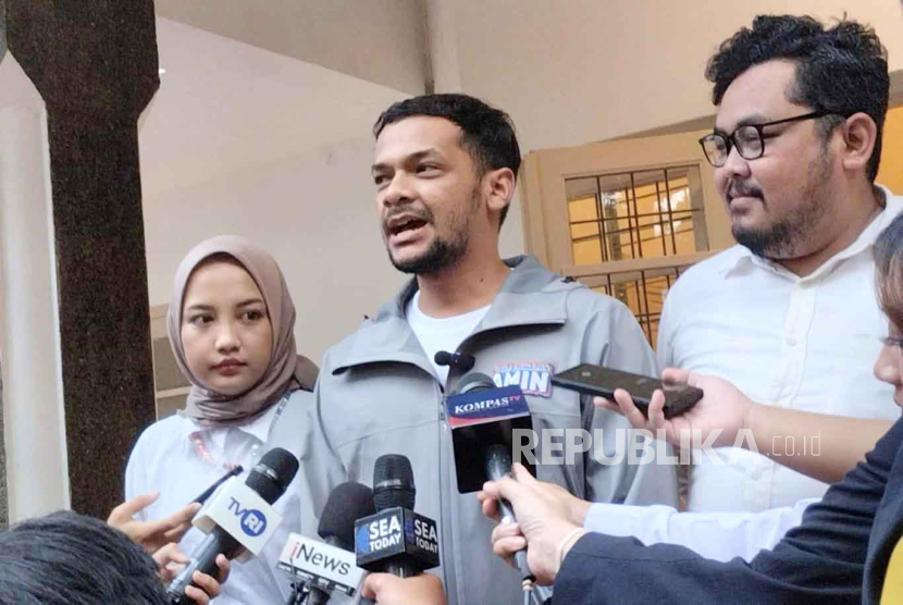 Juru Bicara (Jubir) AMIN Usamah Abdul Aziz. Timnas mengaku tidak akan mencampuri urusan internal partai pendukung Anies-Muhaimin.