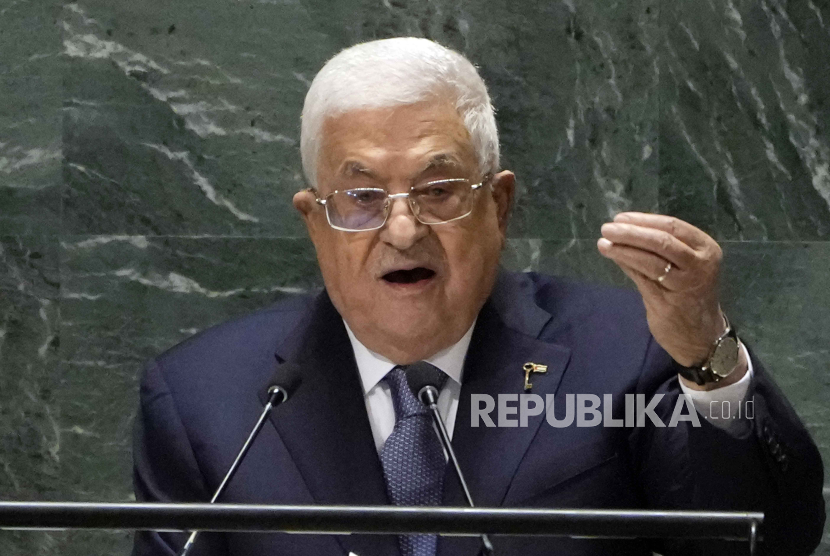 Presiden Palestina Mahmoud Abbas.