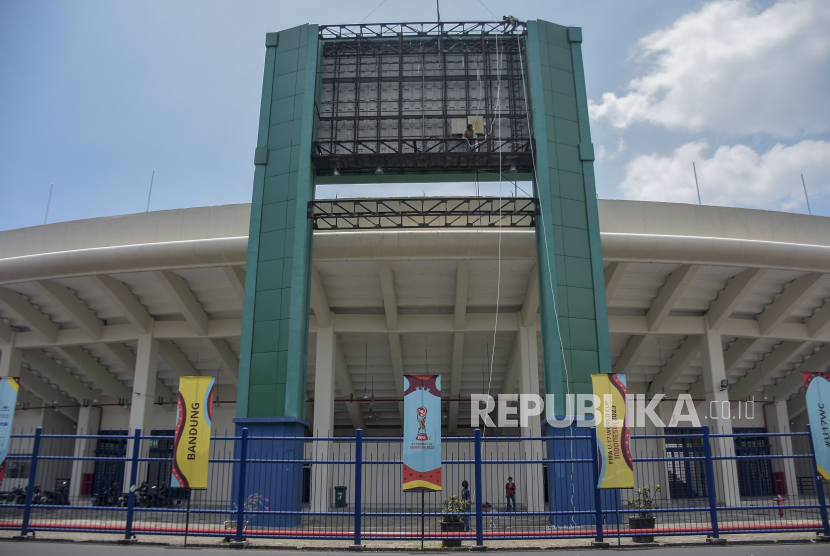 Kompleks Stadion Si Jalak Harupat, Kabupaten Bandung, Jawa Barat.