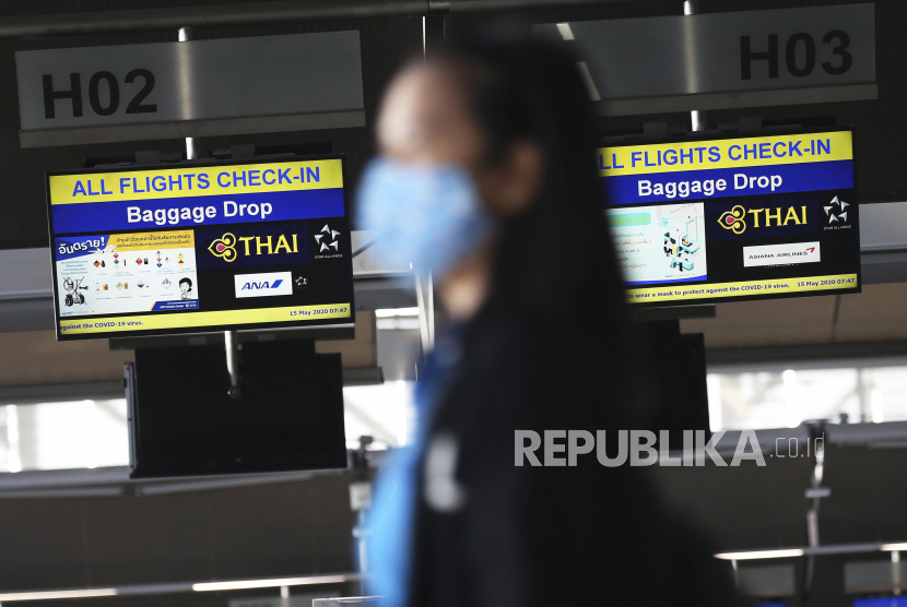 Bandara internasional utama Thailand akan melakkan tes cepat Covid-19 untuk sejumlah kedatangan dari luar negeri (Foto: ilustrasi bandara Thailand)