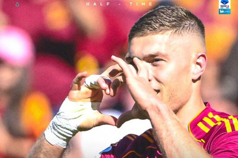 Gol Dovbyk dan Soule antar AS Roma kalahkan Verona dengan skor 2-0.