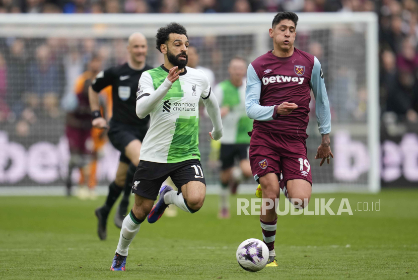 Penyerang Liverpool Mohamed Salah