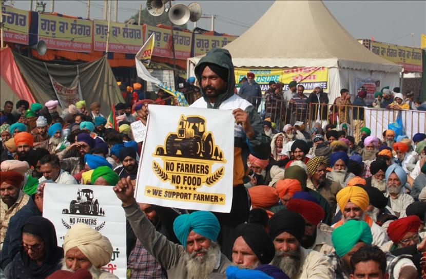 Unjuk rasa petani India