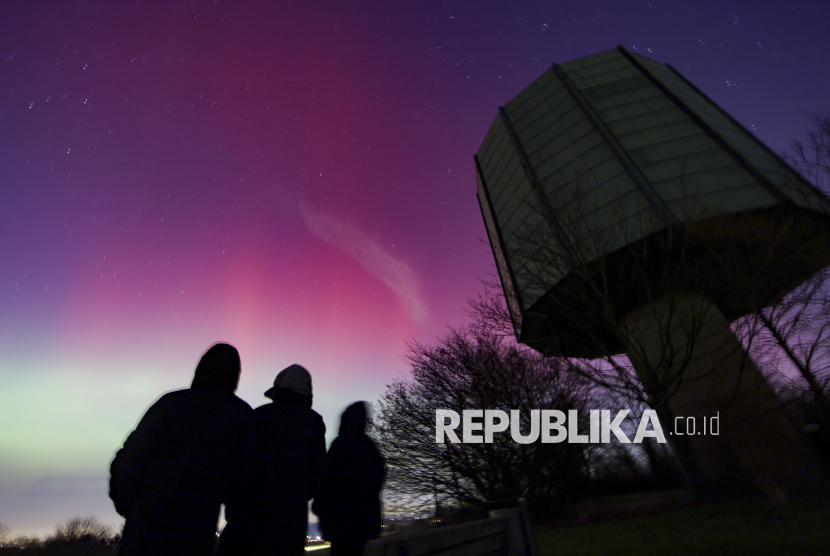 Indahnya Penampakan Aurora Borealis di Langit Jerman