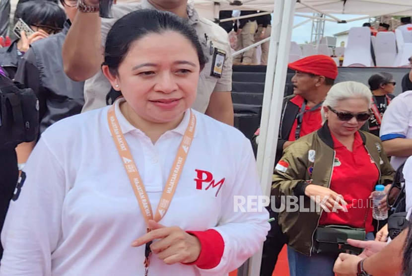 Ketua DPP PDIP Puan Maharani beri tanggapan apakah sambutan Megawati ditujukan untuk menyindir Jokowi atau tidak, Sabtu (10/2/2024).