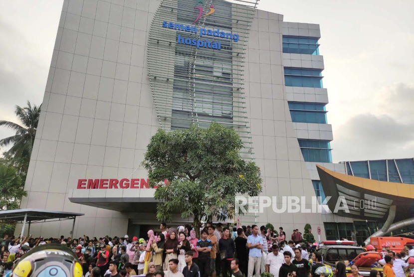 Suasana terkini Semen Padang Hospital pasca ledakan, Selasa (30/1/2024)
