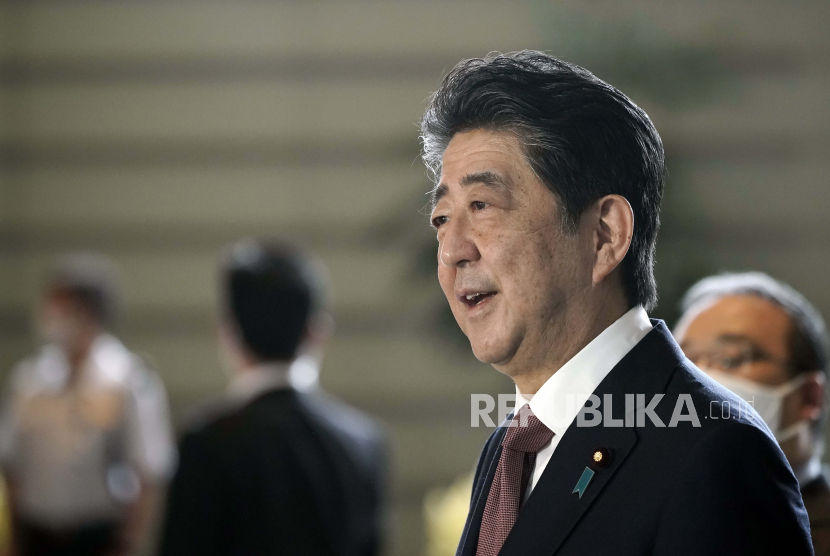 Mantan perdana menteri Jepang Shinzo Abe mengatakan Jepang dan AS tak akan diam jika China menyerang Taiwan. Ilustrasi.