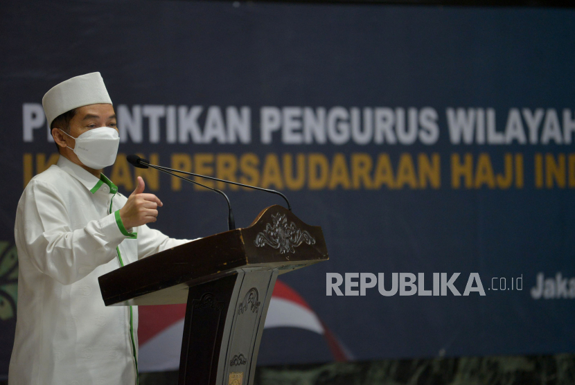 Ketua Umum Ikatan Persaudaraan Haji Indonesia (IPHI) Ismed Hasan Putro. Mudzakarah Perhajian Diharapkan Tuntaskan Persoalan Istithaah Biaya Haji