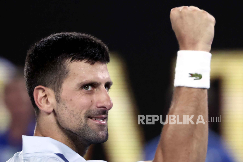 Peteni nomor satu dunia Novak Djokovic. 