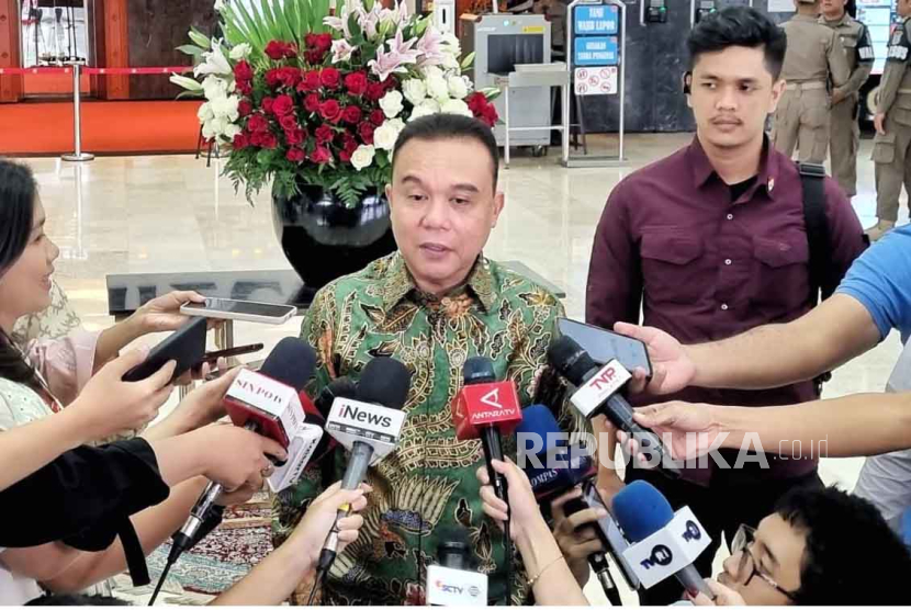 Ketua Harian DPP Partai Gerindra, Sufmi Dasco Ahmad di Gedung Nusantara III, Kompleks Parlemen, Jakarta, Senin (18/9/2023). 