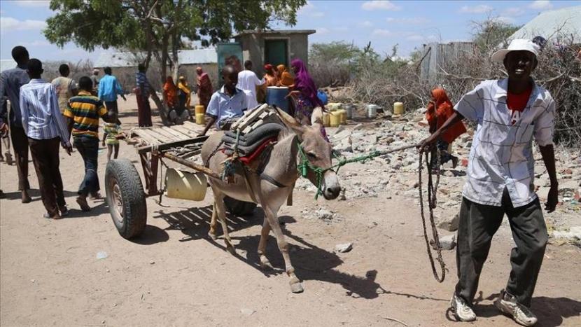 PBB mengungkapkan bahwa sekitar 1,3 juta orang mengungsi di Somalia sepanjang tahun 2020.