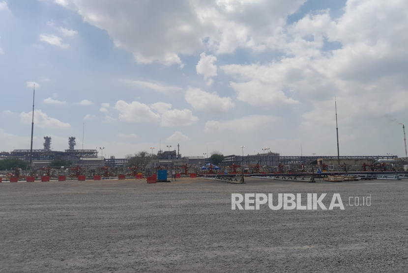 Sumur B-13 Infill Clastic lapangan Banyu Urip di Blok Cepu, Bojonegoro, Jawa Timur, yang dikelola ExxonMobil Cepu Limited (EMCL). 